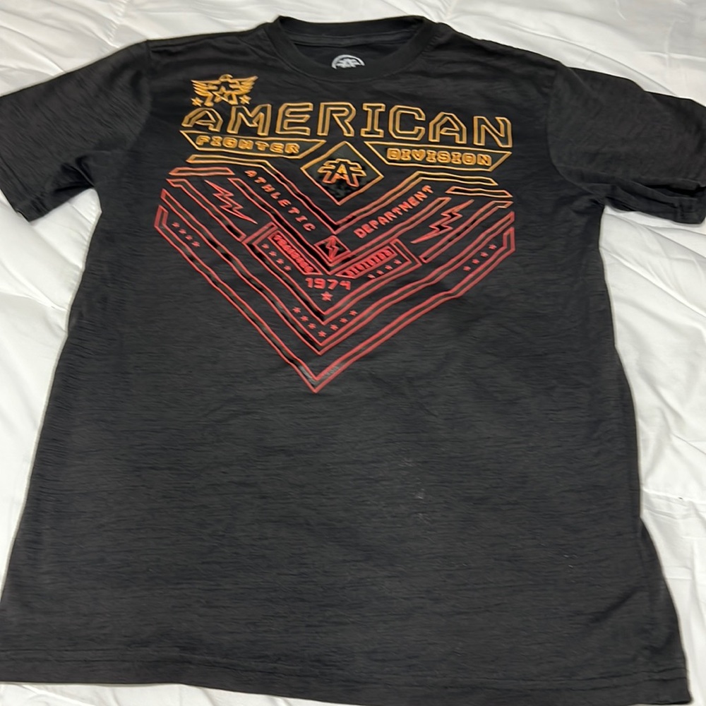 American Fighter Division Tee boys Lg